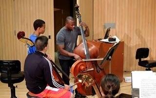 School of Orchestra students practicing